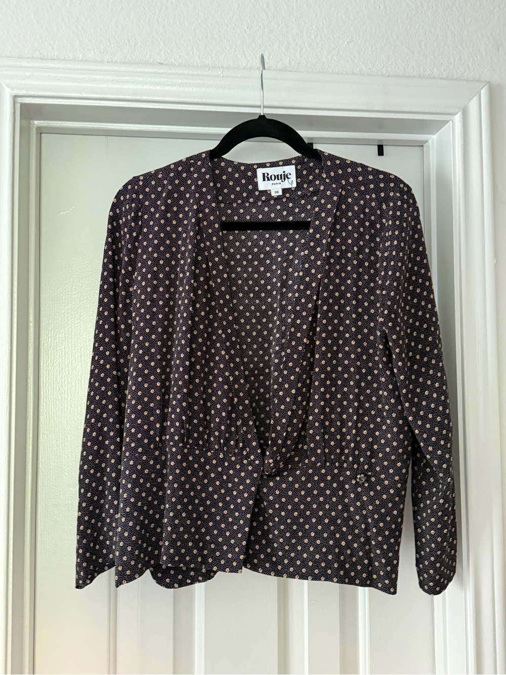 Rouje Sun Print size 36 Blouse - Classic early Rouje piece